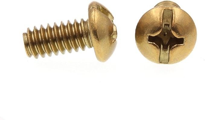Brass Machine Screws Round Head Phillips