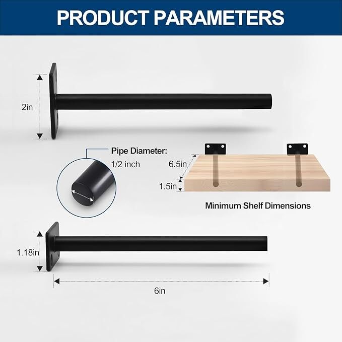 Floating Shelf Bracket