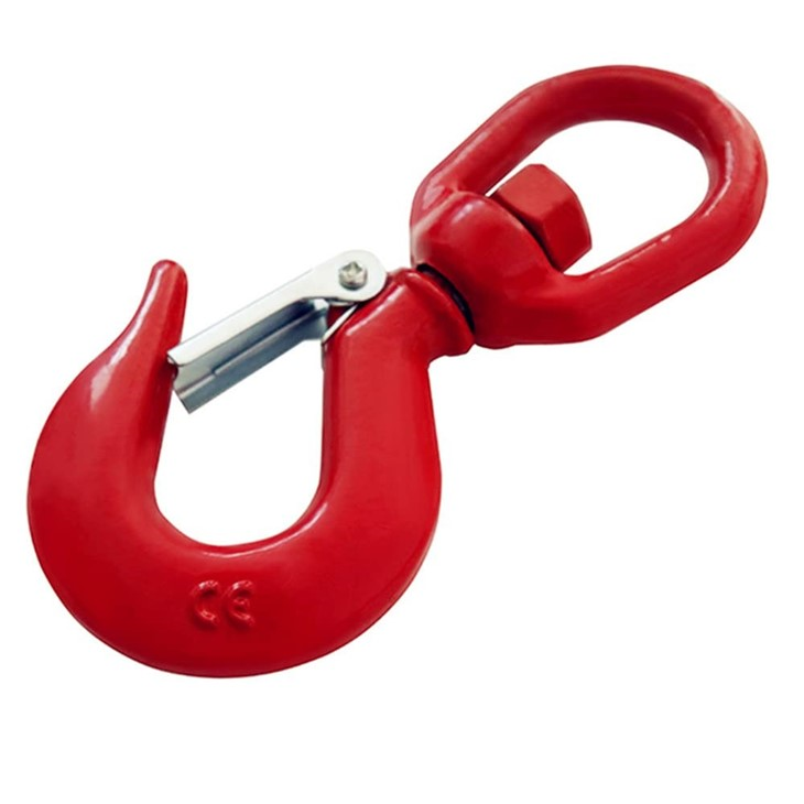 G80 Industrial Hook And Loop /Lifting Rotary Hook, Heavy-Duty Rotary Lifting Ring, Sling Hook