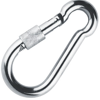Galvanized Spring Buckle Mountaineering Safety Hook