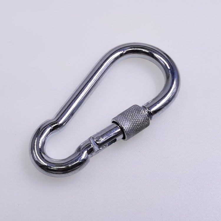 Galvanized Spring Buckle Mountaineering Safety Hook