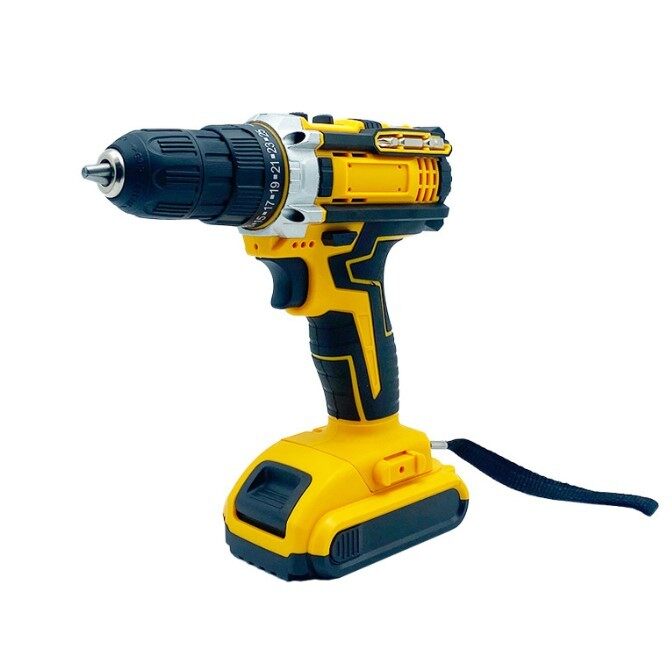 Heavy Duty Cordless Drill Portable Rechargeable Lithium Battery