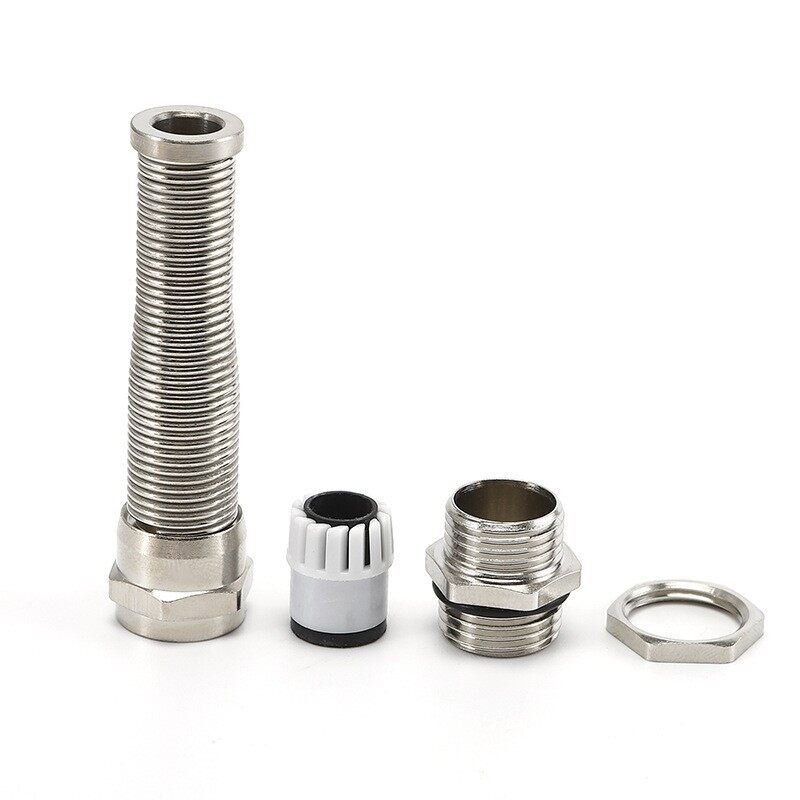 Metal Cable Waterproof Connector Spring Type