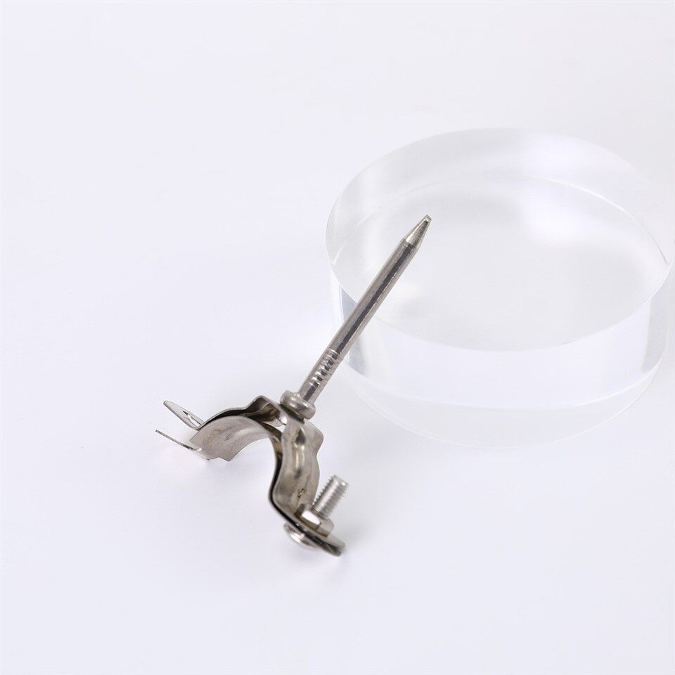 Metal Stainless Steel Pipe Clamp Movable Nail