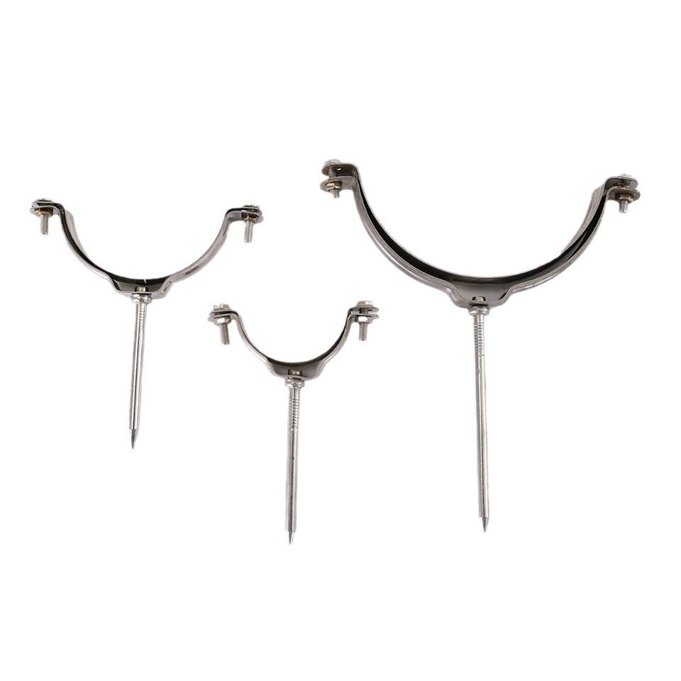 Metal Stainless Steel Pipe Clamp Movable Nail