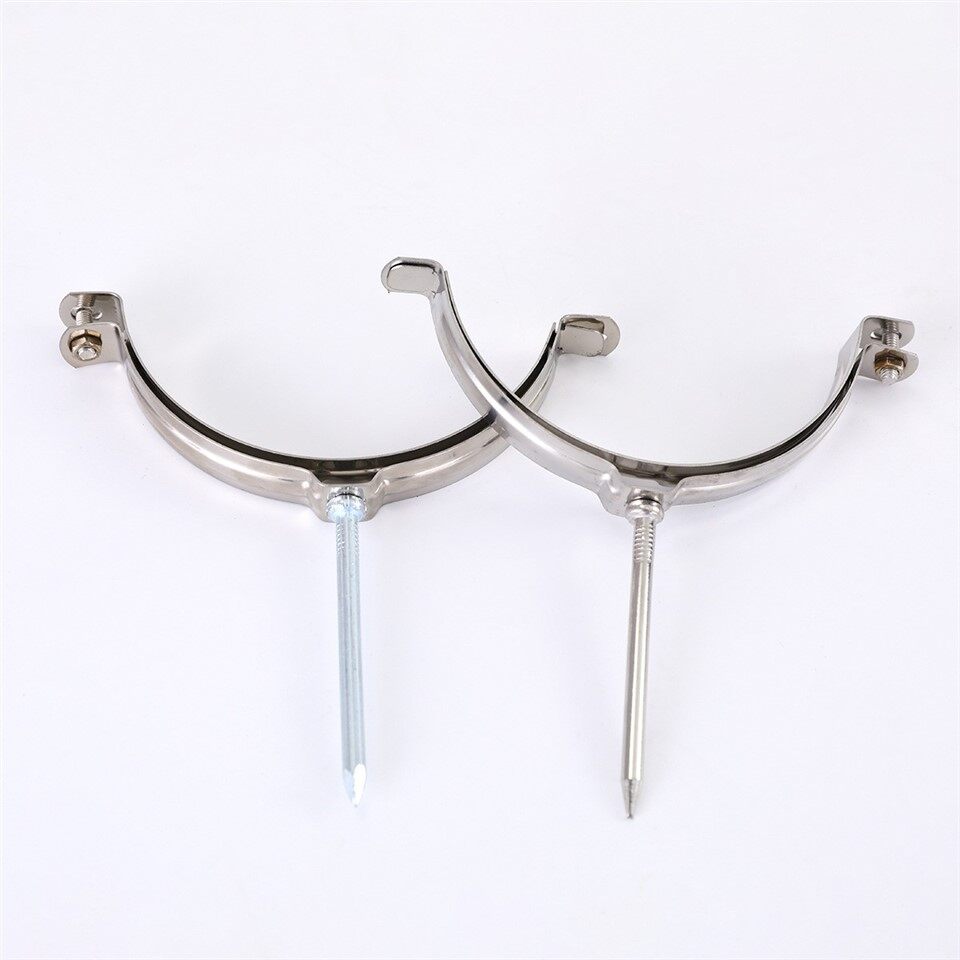 Metal Stainless Steel Pipe Clamp Movable Nail