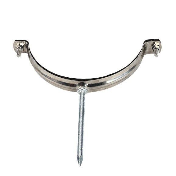 Metal Stainless Steel Pipe Clamp Movable Nail