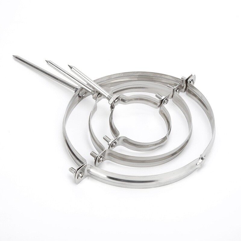 Metal Stainless Steel Pipe Clamp Movable Nail