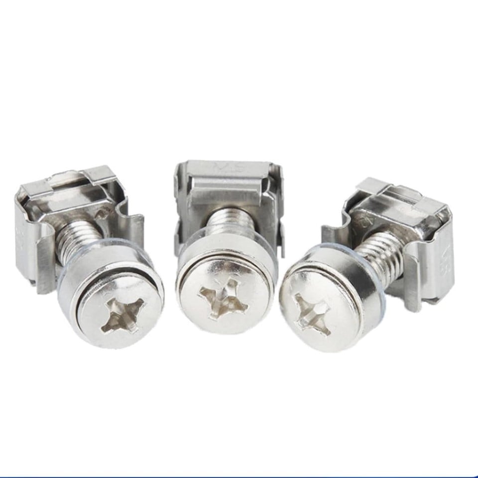 Network Cabinet Rack Screw Combination Kit Cage Nut Installation Screw