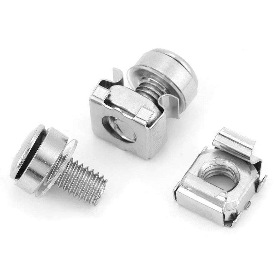 Network Cabinet Rack Screw Combination Kit Cage Nut Installation Screw