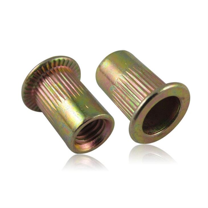 Aluminum Flat Head Thread Insertion Rivet Nut