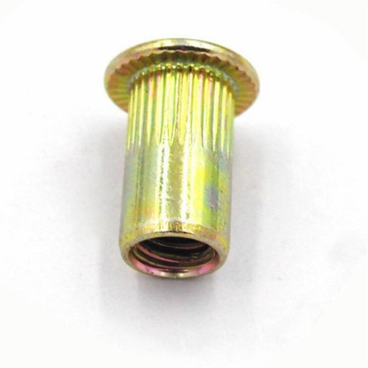 Aluminum Flat Head Thread Insertion Rivet Nut
