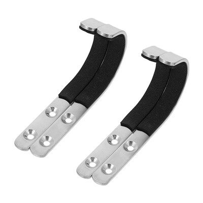 Brushed Stainless Steel Coat Hooks