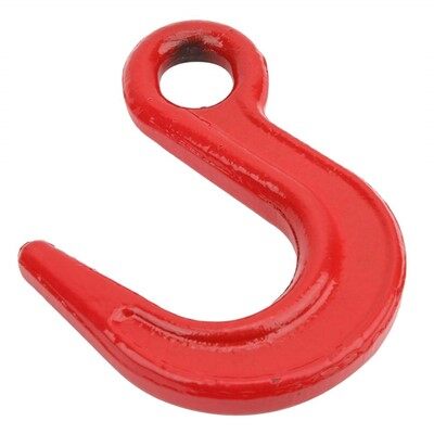 Gancho de grúa G80 para trabajos pesados, anillo de elevación para trabajos pesados, gancho de eslinga