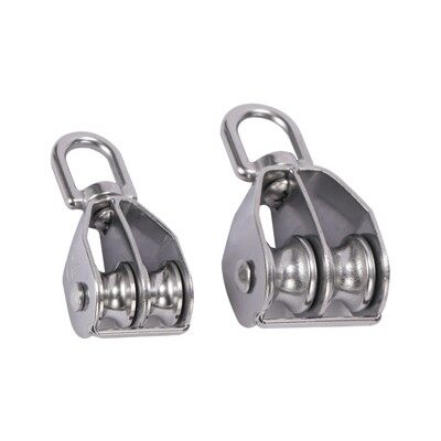 Professional Grade Double Pulley For Heavy Duty Use
