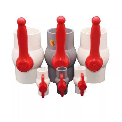 PVC Handle Long Octagonal Valve Injap Plastik Injap