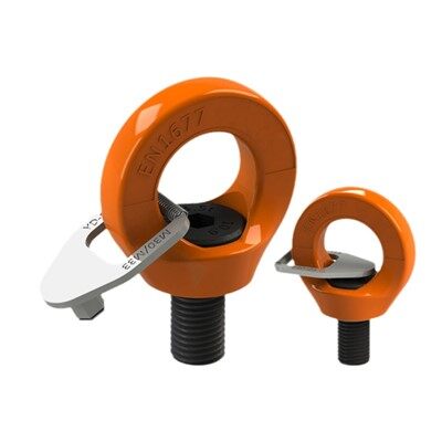 Ağır Hizmet Ekipmanları İçin Stoperli Emniyetli Döner Kaldırma Halkası