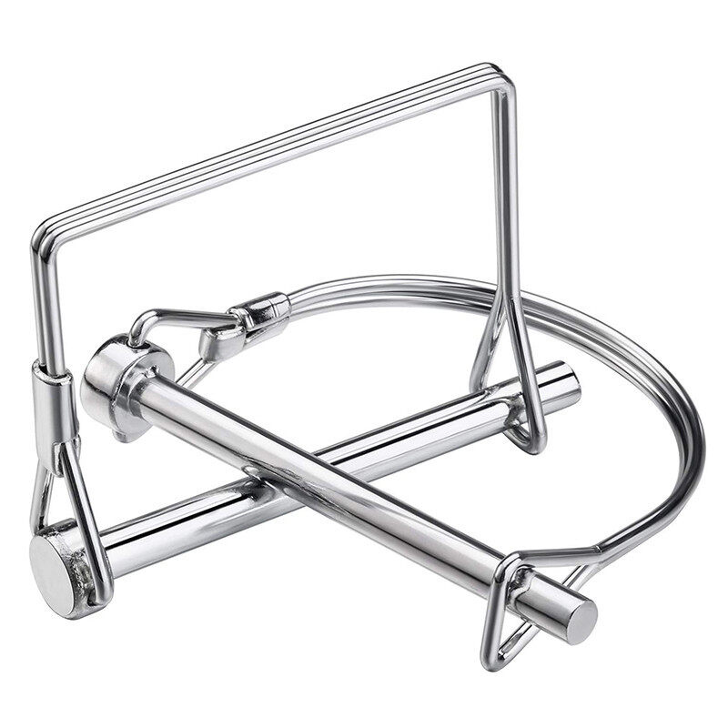 Firkantet pin D-formet pin D-type låsestift Forårsikkerhedsstift Locating Pin Trailer Pin Square Lock