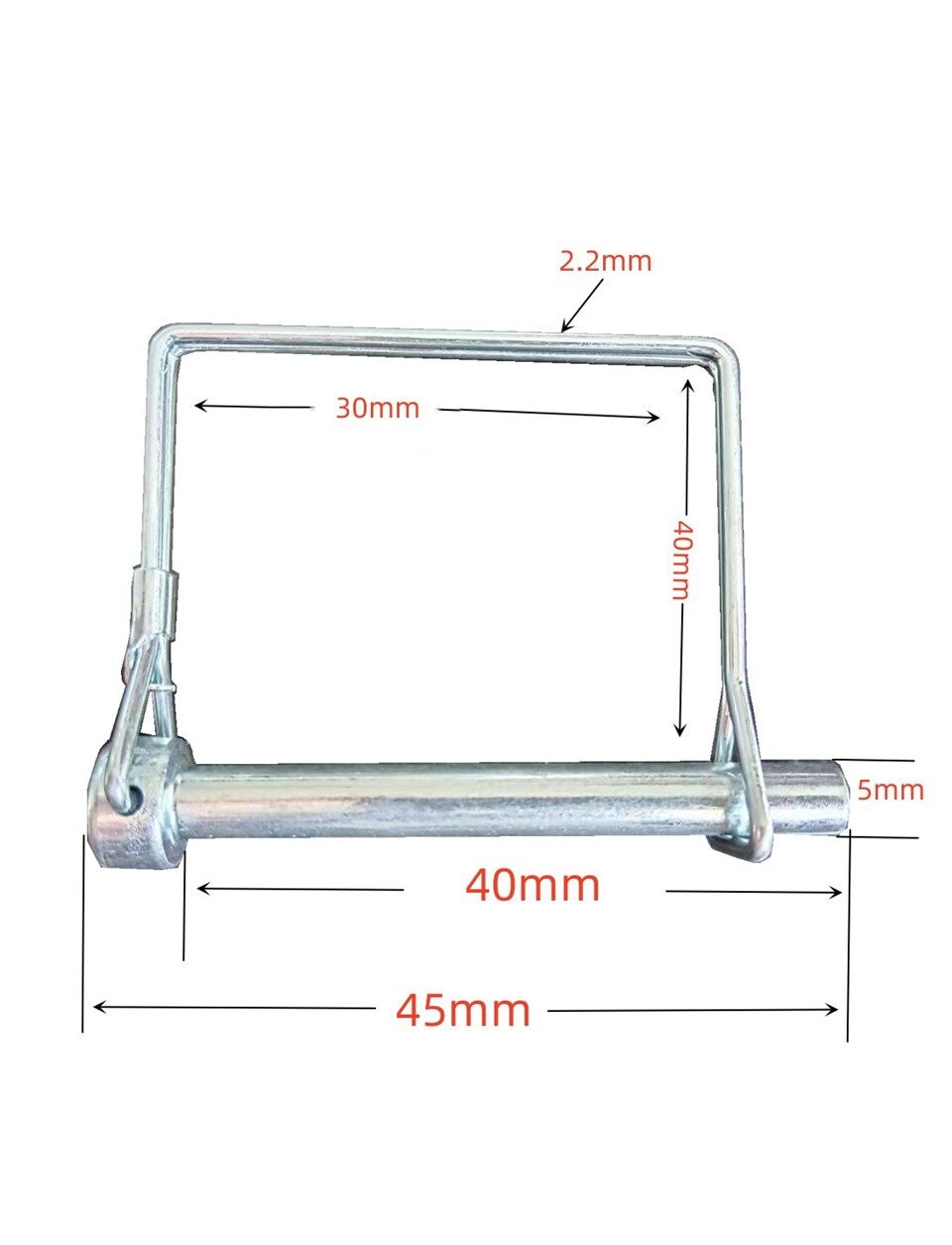 Square Pin D-shaped Pin