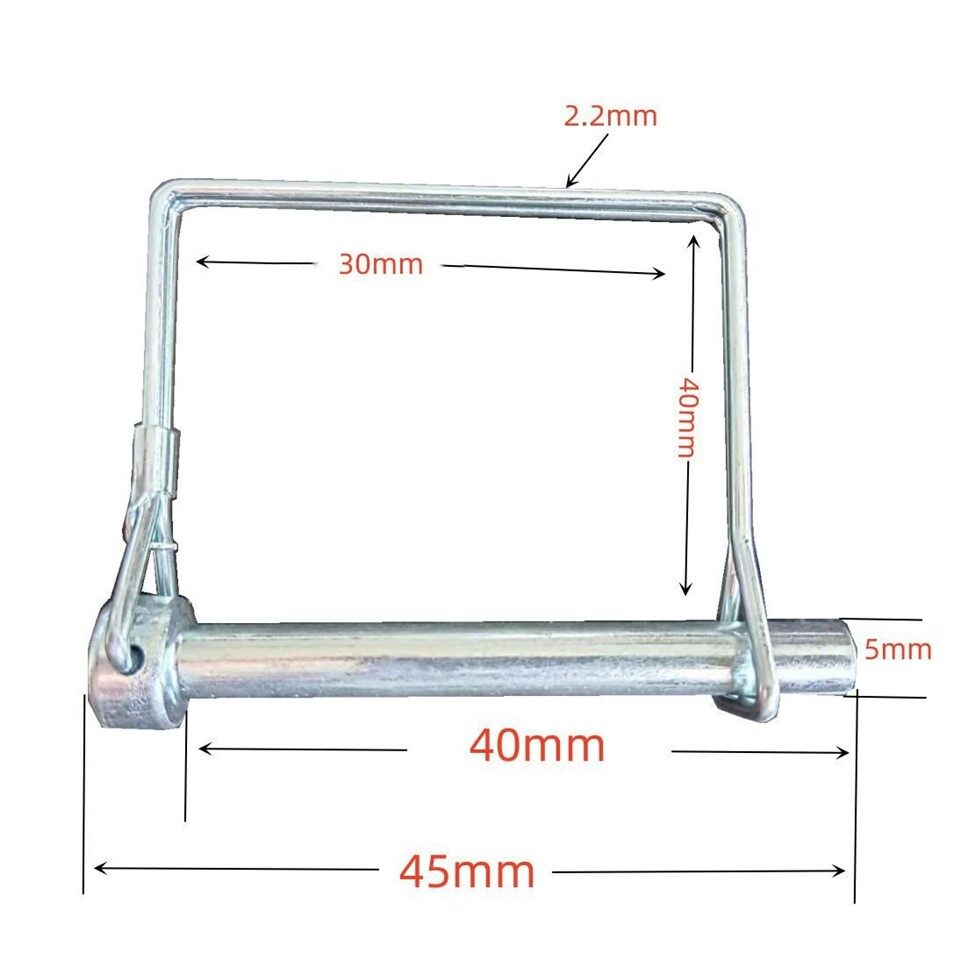 Square Pin D-shaped Pin