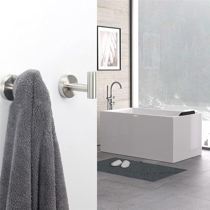 Stainless Steel Robe Hooks Bathroom