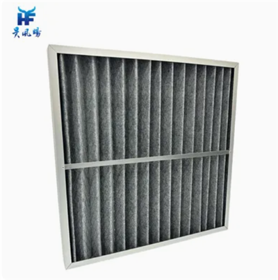 Activated Carbon Folding Air Filter With Aluminum Frame