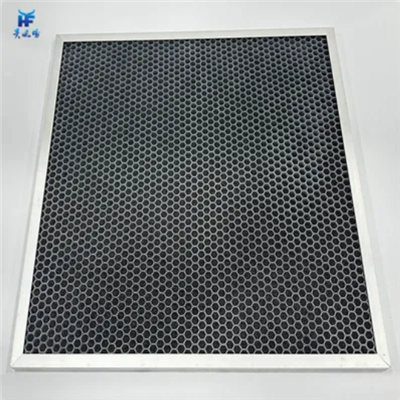 Activated Carbon Panel Filter With Adjustable Frame