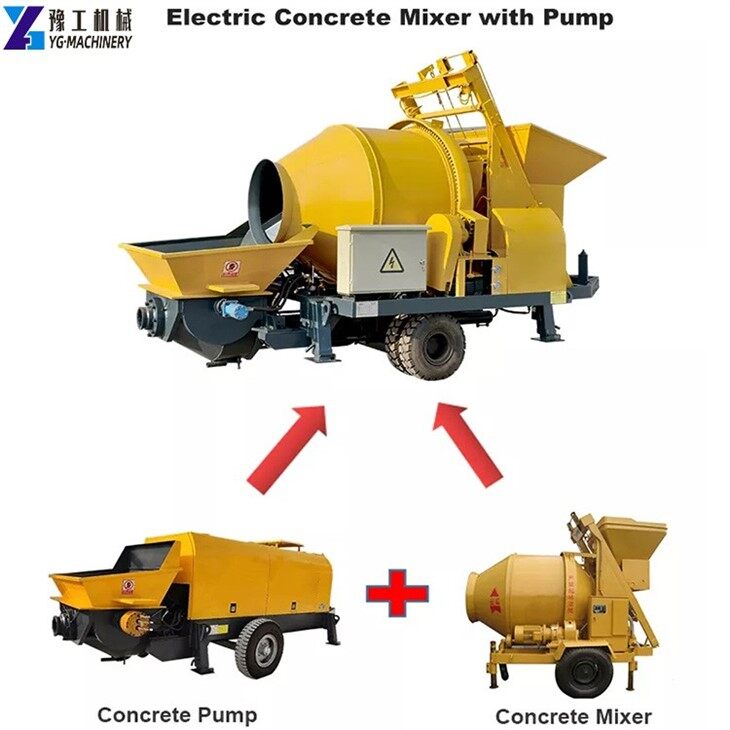 Electric-Concrete-Mixer-with-Pump
