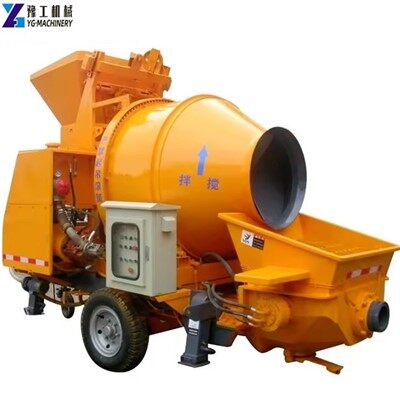 Concrete Pump with Mixer Machine