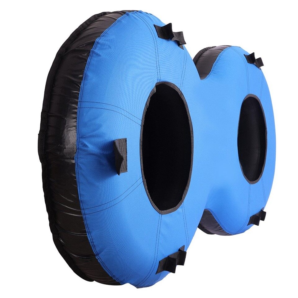 2 Person Inflatable Snow Sled Tube Blue