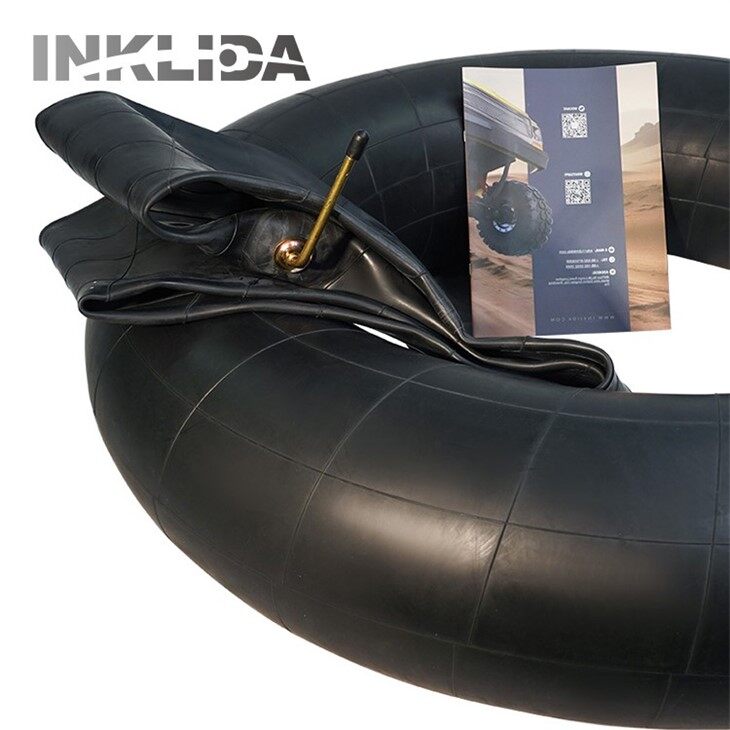Inner tube truck tire with butyl rubber