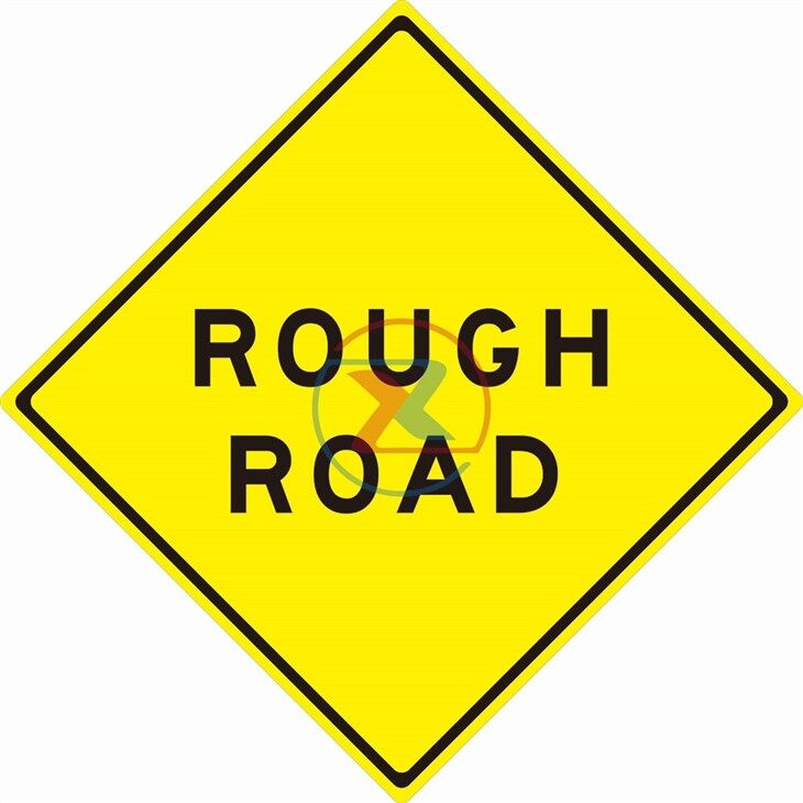 Aluminum Caution Sign