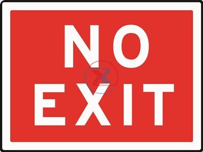 Aluminum Emergency Sign