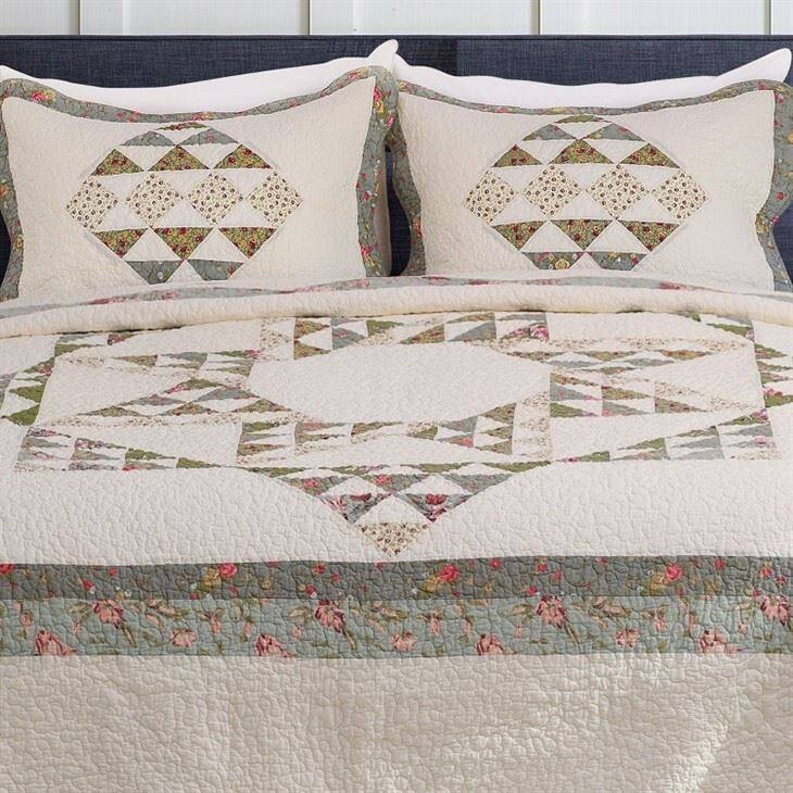 100% Cotton Patchwork Quilt Set-1