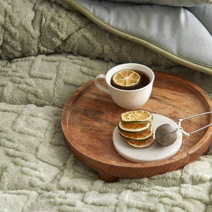 3D Pattern Flannel Fleece Comforter Set-1