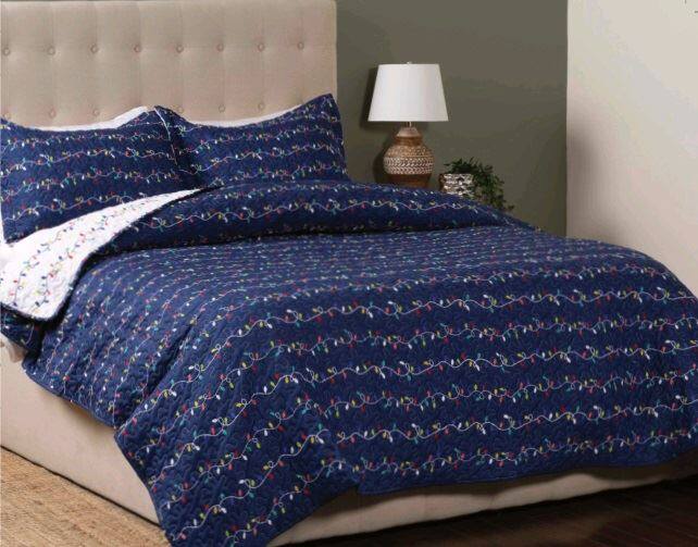 Christmas Printed Quilt Set