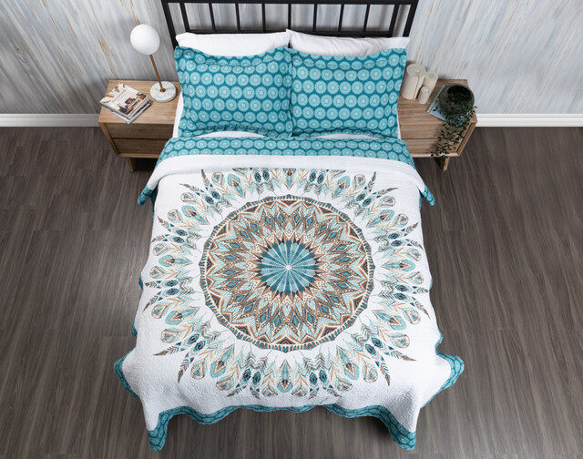 Cotton Digital Printed Quilt Set-1