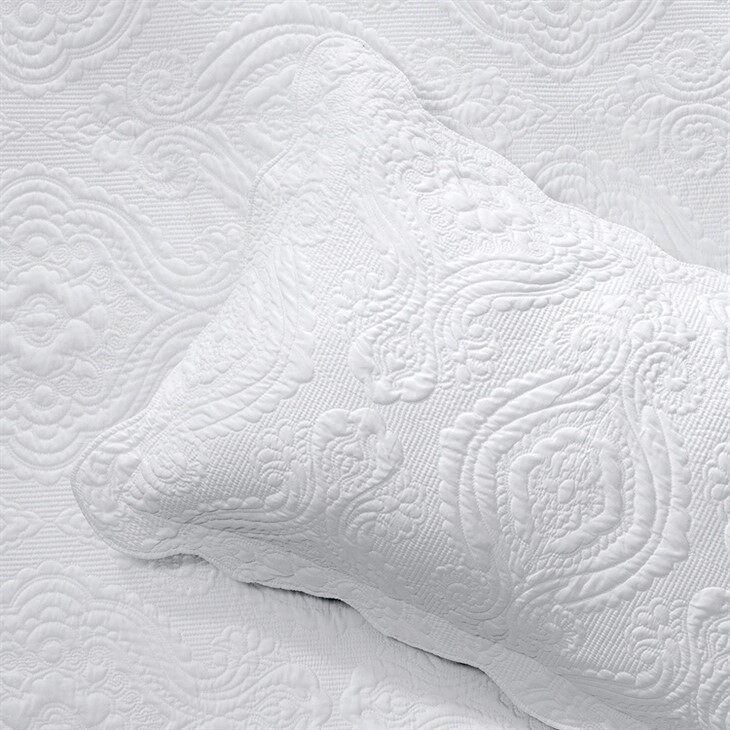 Cotton Embroidered Bed Quilt Set-4