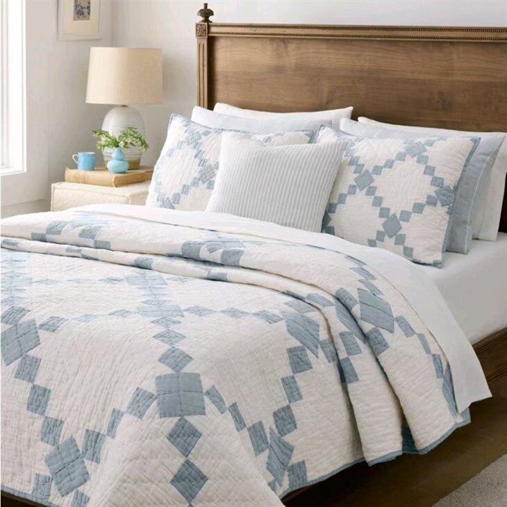 Diamond Patchwork Quilt Set-3