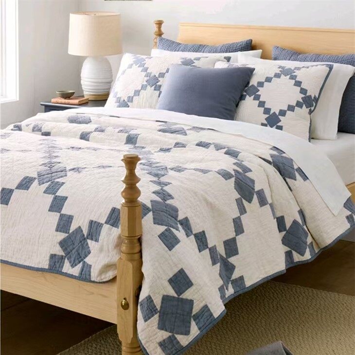 Diamond Patchwork Quilt Set-2