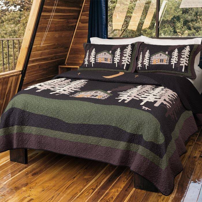 Digital Printed Cotton Quilt Set-1