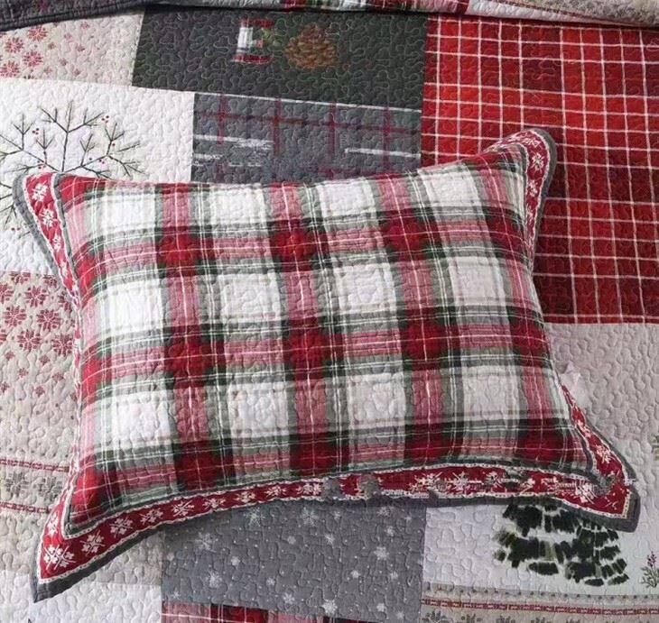 Rustic Patchwork Quilt Bedding-5