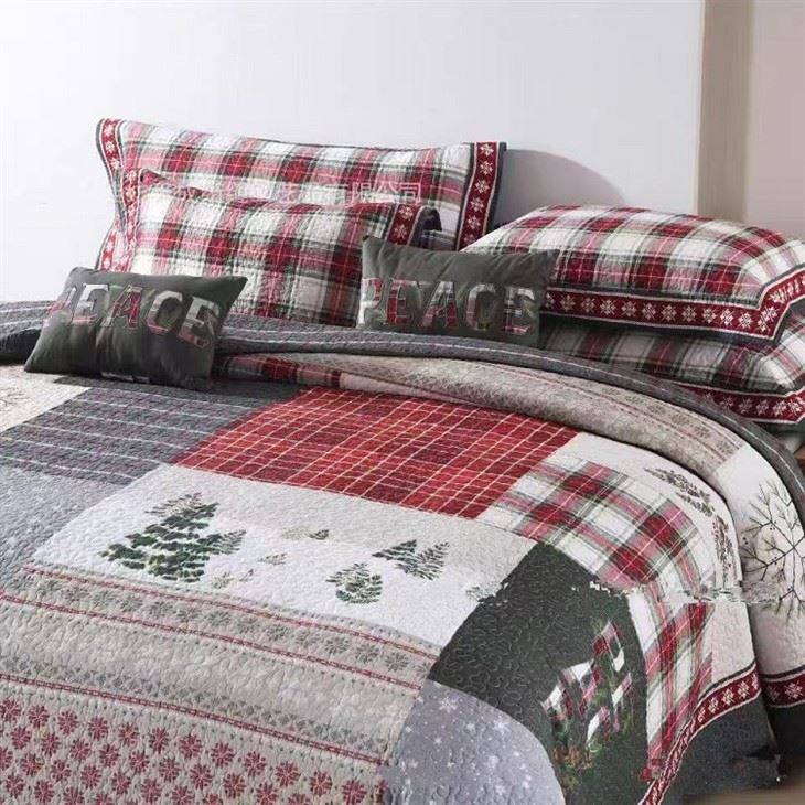 Rustic Patchwork Quilt Bedding-2
