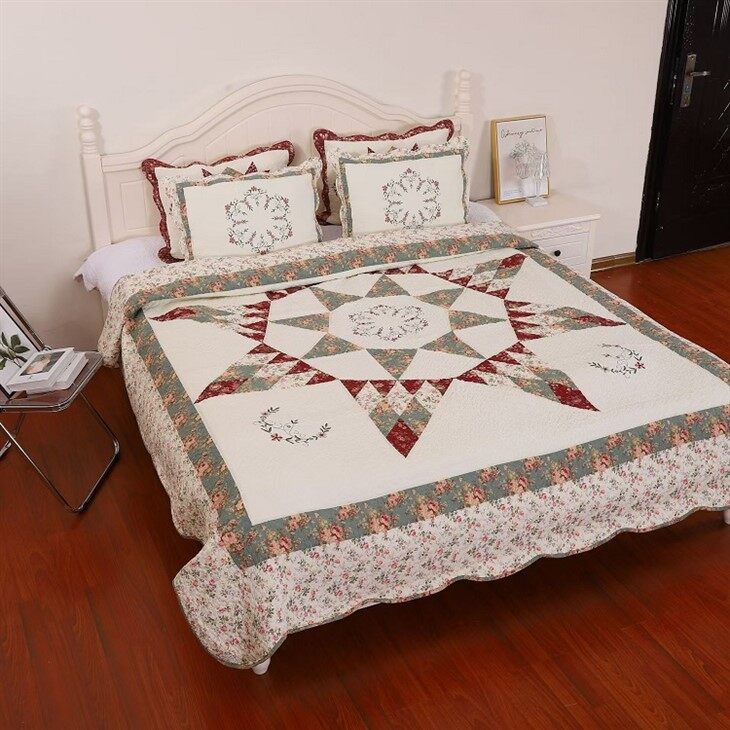 Star Patchwork Quilt Bedding-1