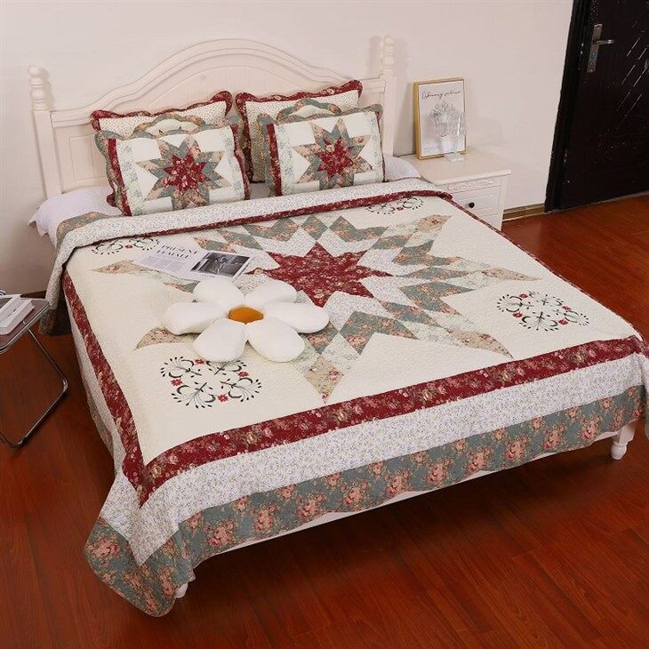 Star Patchwork Quilt Bedding-2