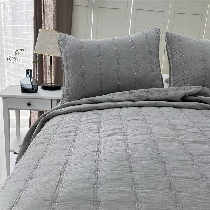Ultra Soft Stone Washed Quilt Set-4