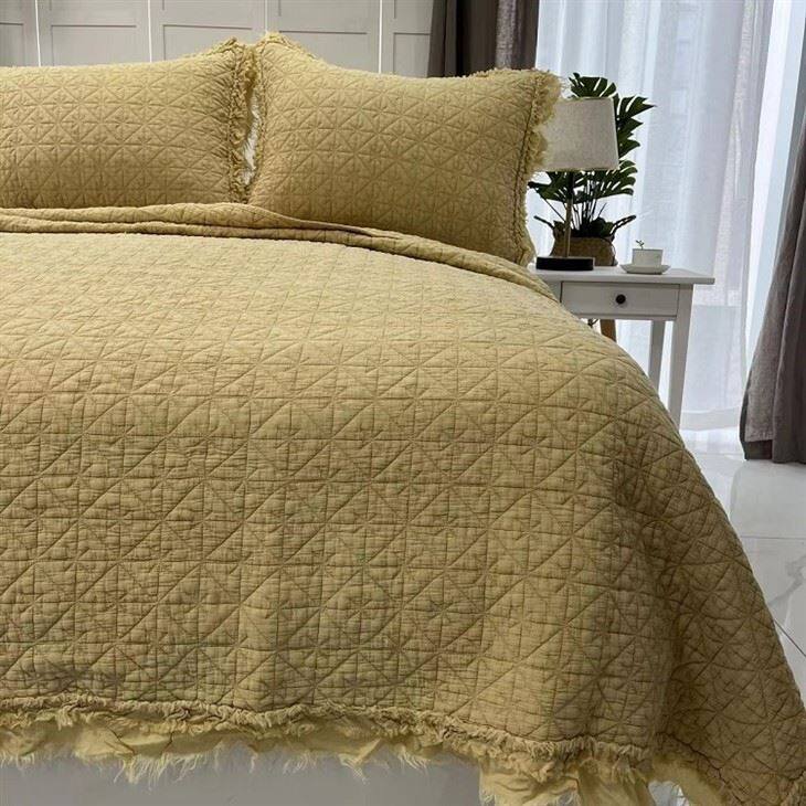 Ultra Soft Stone Washed Quilt Set-1