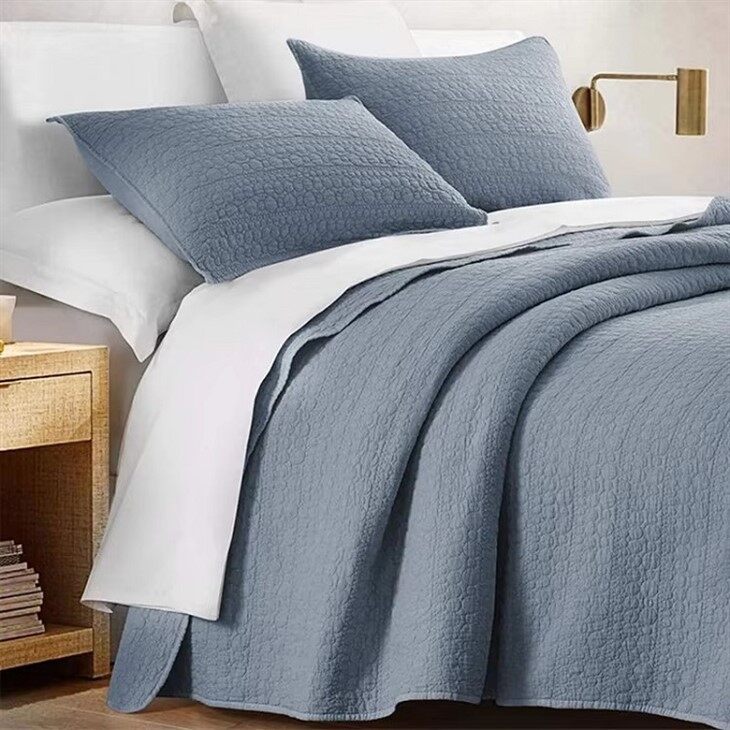 Ultra Soft Stone Washed Quilt Set-6