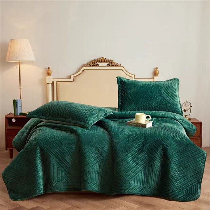 Ultrasonic Bedspread-Green