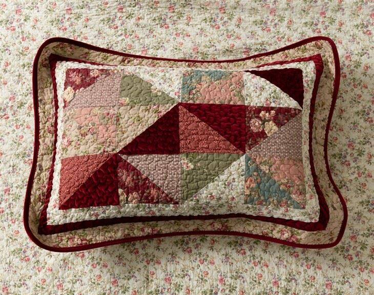 Vintage Velvet Patchwork Quilt Set-3